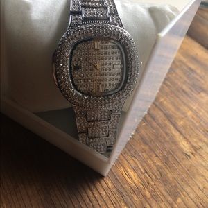 100% Swarovski Crystal Watch Custom by Bijoux